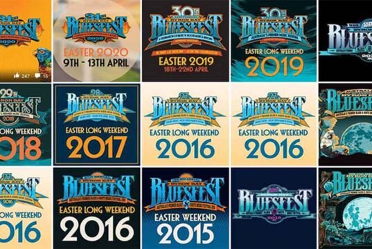 Byron Bay Bluesfest: Where Music and Magic Converge Bluesfest Poster Collage