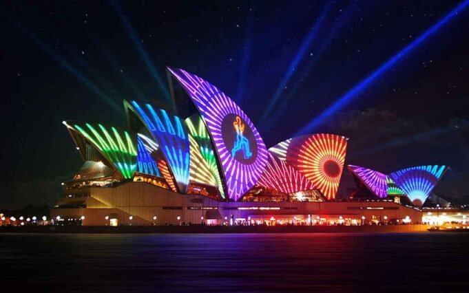 Sydney Festival New South Wales Party Time Vivid-Sydney-Harbour-Views