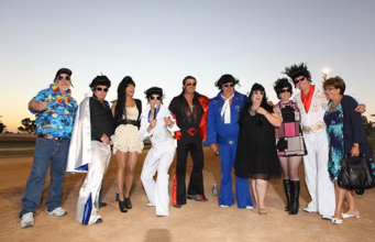 The King Lives at Parkes Elvis Festival Elvis Fans at Parkes Elvis 2012. Photo Credit. Kevin Parker FestivalAustralia.com.au