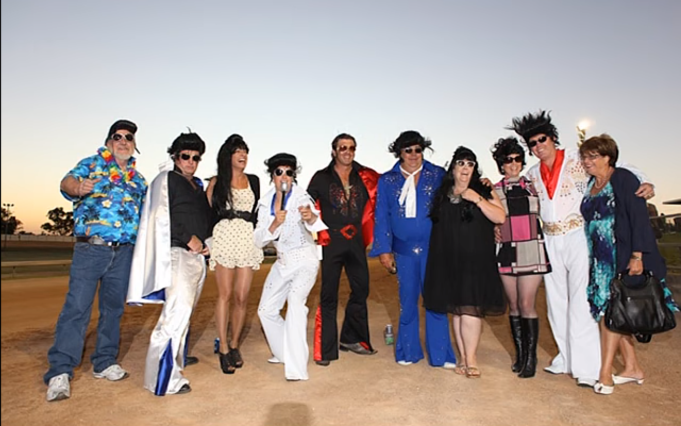 The King Lives at Parkes Elvis Festival Elvis Fans at Parkes Elvis 2012. Photo Credit. Kevin Parker FestivalAustralia.com.au