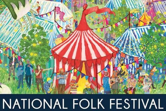 National Folk Festival Canberra: Five Days of Joy and Celebration National Folk Festival banner